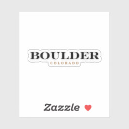 Boulder Colorado Sticker