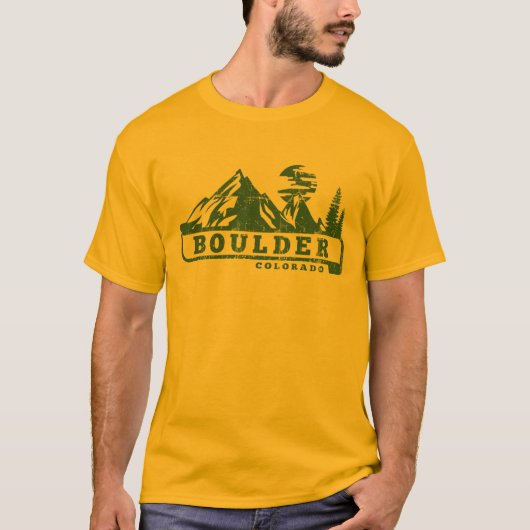 Boulder Colorado T-shirt (Voorkant)