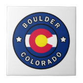 Boulder Colorado Tegeltje (Voorkant)