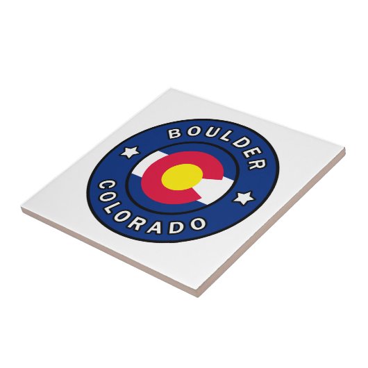 Boulder Colorado Tegeltje (Zijkant)