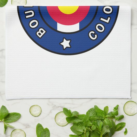 Boulder Colorado Theedoek (Gevouwen)