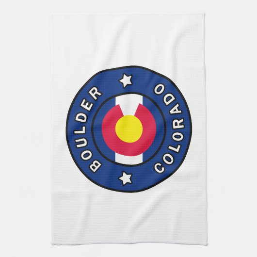 Boulder Colorado Theedoek (Verticaal)