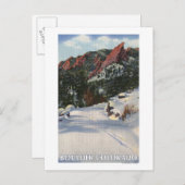 Boulder, Colorado - Vlamingen in de winter Briefkaart (Voorkant / Achterkant)