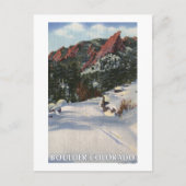 Boulder, Colorado - Vlamingen in de winter Briefkaart (Voorkant)