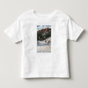 Boulder, Colorado - Vlamingen in de winter Kinder Shirts