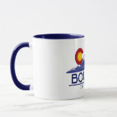 Boulder Colorado wood mountains mug Mok (Links)