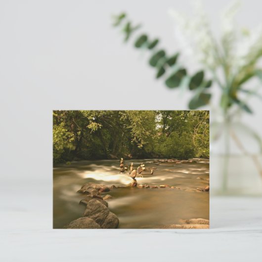 Boulder Creek - Balanced Rocks Briefkaart (Staand voorkant)