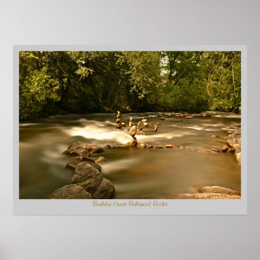 Boulder Creek - Balanced Rocks Poster (Voorkant)