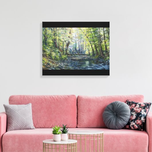 "Boulder Creek" Canvas Afdruk (Insitu (Woonkamer))