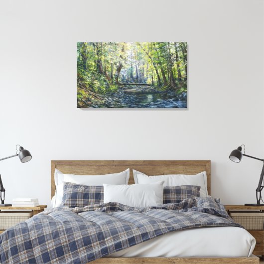 "Boulder Creek" Canvas Afdruk (Insitu (Slaapkamer))