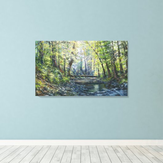 "Boulder Creek" Canvas Afdruk (Insitu (Houten vloer))