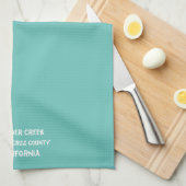 Boulder Creek Santa Cruz County, Californië Theedoek (Quarter Fold)