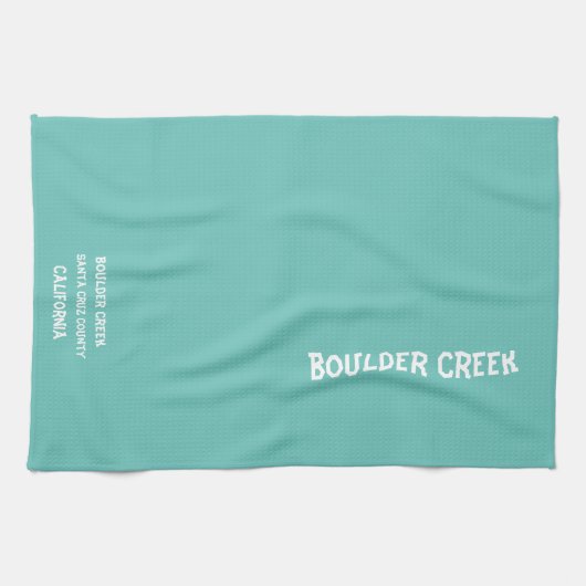 Boulder Creek Santa Cruz County, Californië Theedoek (Horizontaal)
