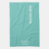 Boulder Creek Santa Cruz County, Californië Theedoek (Verticaal)