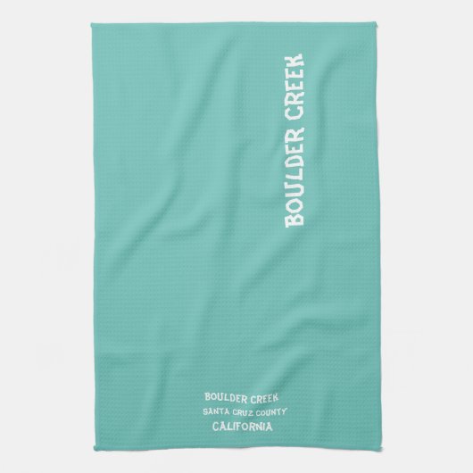 Boulder Creek Santa Cruz County, Californië Theedoek (Verticaal)