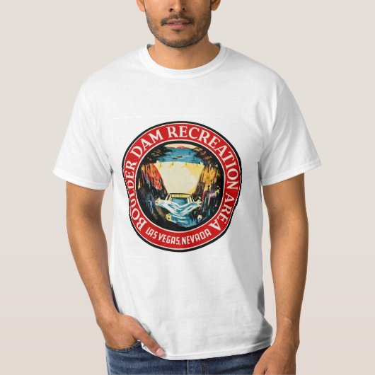Boulder Dam recreatiegebied T-shirt (Voorkant)