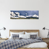 Boulder Flatirons Canvas Afdruk (Insitu (Slaapkamer))