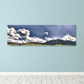 Boulder Flatirons Canvas Afdruk (Insitu (Houten vloer))