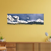 Boulder Flatirons Canvas Afdruk (Insitu (Woonkamer))