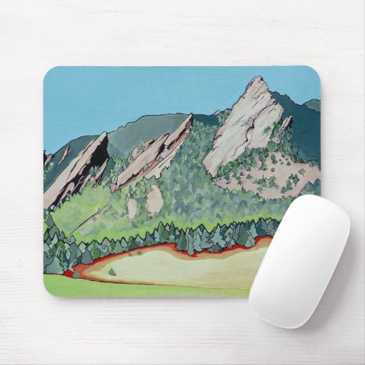 Boulder Flatirons Muismat (Met muis)