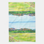 Boulder Flatirons Zomer Landschap Keukenhanddoek (Verticaal)