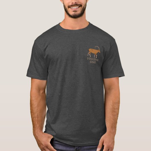 Boulder Geit (beide zijden) T-shirt (Voorkant)