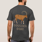 Boulder Geit (beide zijden) T-shirt (Achterkant)
