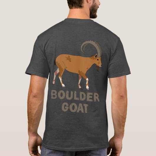 Boulder Goat (both sides) T-shirt (Achterkant)
