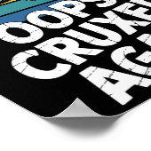 Boulder Oeps Cruxed Again Grappige Rotsbeklimming Poster (Hoek)