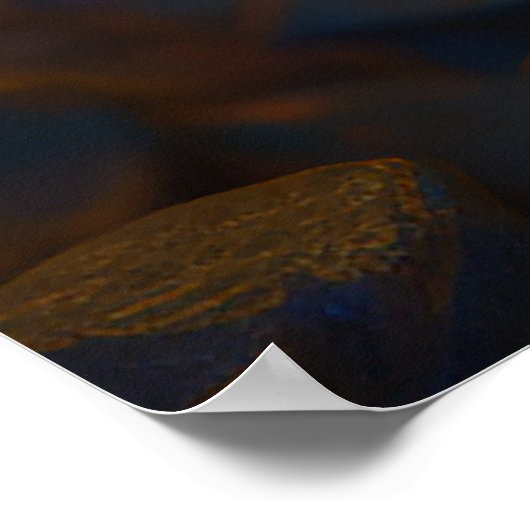 Boulder Opal Ore, Vibrant Gemstone Poster (Hoek)