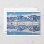 Boulder Reservoir Flatirons Reflectie Boulder Co. Briefkaart (Voorkant / Achterkant)