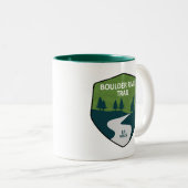 Boulder River Trail Tweekleurige Koffiemok (Voorkant rechts)