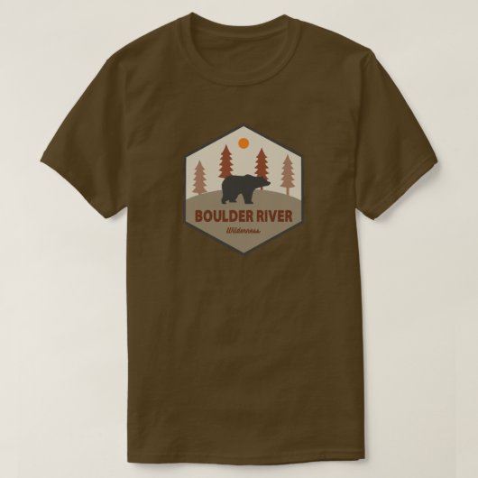 Boulder River Wilderness Beer T-shirt (Design voorkant)