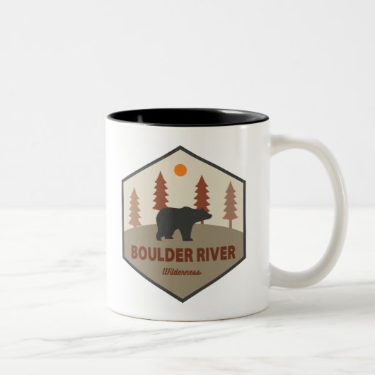 Boulder River Wilderness Beer Tweekleurige Koffiemok (Rechts)