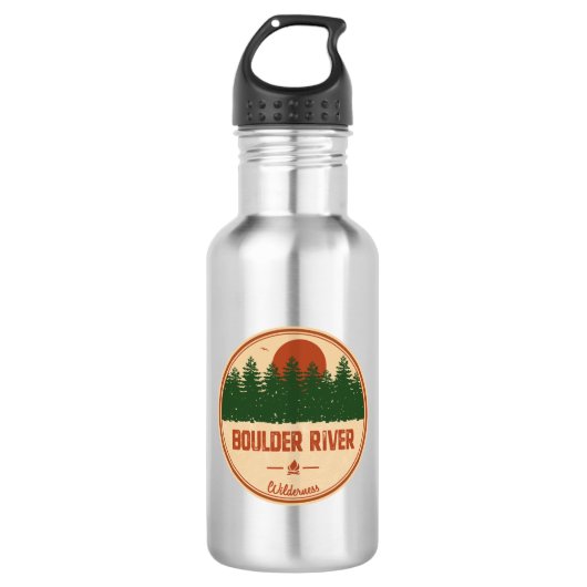Boulder River Wilderness Waterfles (Voorkant)