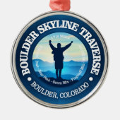 Boulder Skyline Traverse (V) Metalen Ornament (Voorkant)