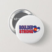 Boulder-Strong-Heart Ronde Button 5,7 Cm (Voorkant /achterkant)