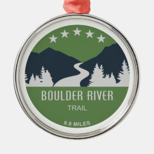 Boulder Trail Washington Metalen Ornament