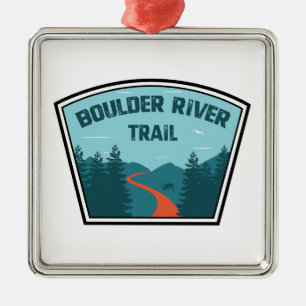 Boulder Trail Washington Metalen Ornament