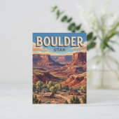 Boulder Utah Briefkaart (Staand voorkant)