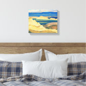 Boulder Valley door Maynard Dixon Canvas Afdruk (Insitu (Slaapkamer))