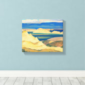 Boulder Valley door Maynard Dixon Canvas Afdruk (Insitu (Houten vloer))