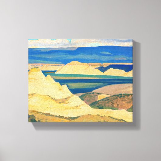 Boulder Valley door Maynard Dixon Canvas Afdruk (Voorkant)