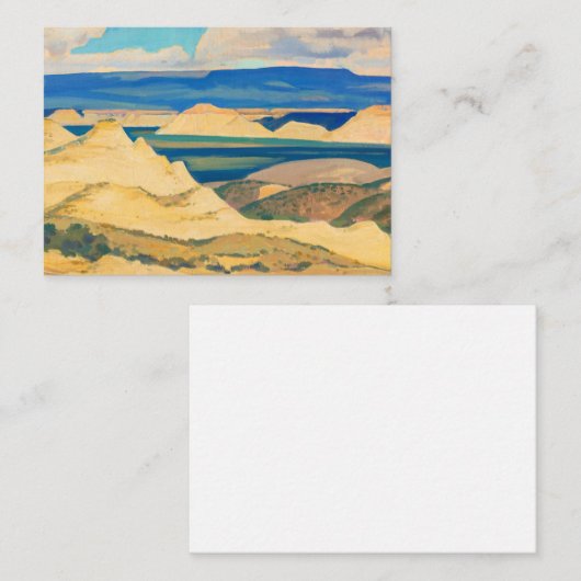 Boulder Valley door Maynard Dixon Notitiekaartje (Voorkant / Achterkant)