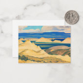 Boulder Valley door Maynard Dixon Notitiekaartje (Voorkant / Achterkant in situ)