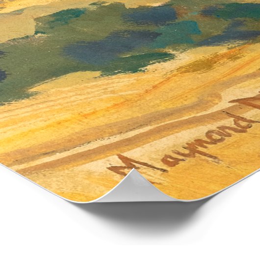 Boulder Valley door Maynard Dixon Poster (Hoek)