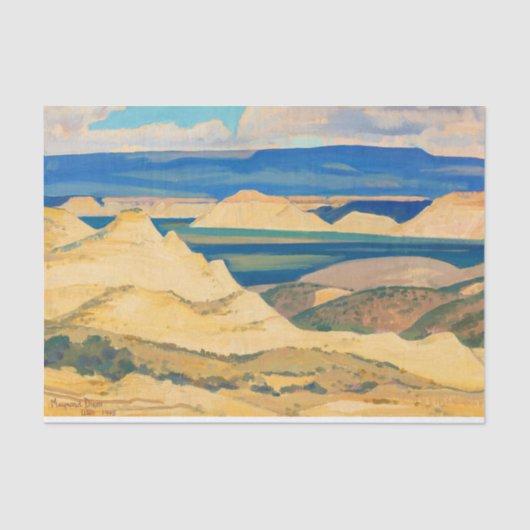 Boulder Valley door Maynard Dixon Tissuepapier (Voorkant)