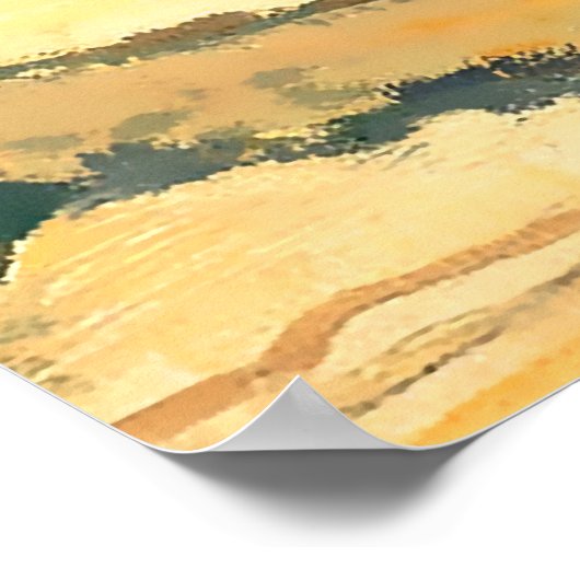 "Boulder Valley Utah" door Maynard Dixon Poster (Hoek)