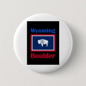 Boulder Wyoming Ronde Button 5,7 Cm (Voorkant)