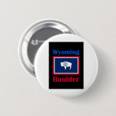 Boulder Wyoming Ronde Button 5,7 Cm (Voorkant /achterkant)